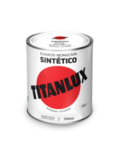 Titanlux Esmalte Sintético Brillante Blanco Decoracion...