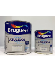 Bruguer Esmalte Azulejos al Agua Satinado Blanco 2,5 L