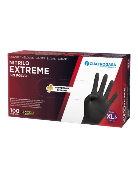 LUVAS NIT. EXTREM PRETO C100 EXTRA GDE.