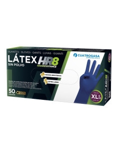LUVAS LONGAS DE LÁTEX AZUIS C50 EX. GDE.