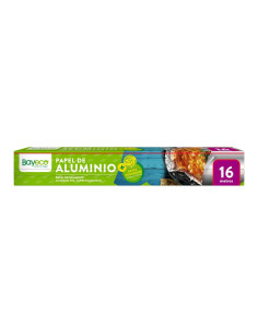 PAPEL DE ALUMÍNIO SIGAL PQT. 16 MT. GRAVADO