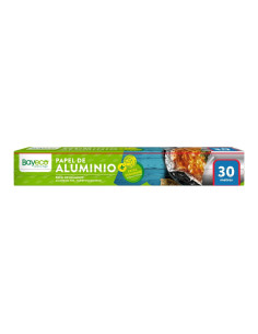 Bayeco Papel de Aluminio Resistente 29 cm x 30 m
