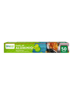 FOLHA DE ALUMÍNIO BAYECO PQT. 50 MT.