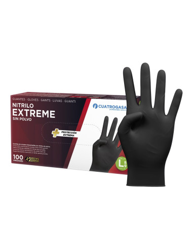 LUVAS NIT. EXTREM PRETO C100 GDE