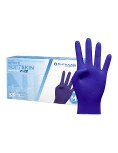 Cuatrogasa Guantes Nitrilo Softskin Azul Caja 100 uds... 2