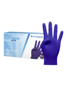 Cuatrogasa Guantes Nitrilo Softskin Azul Caja 100 uds... 2