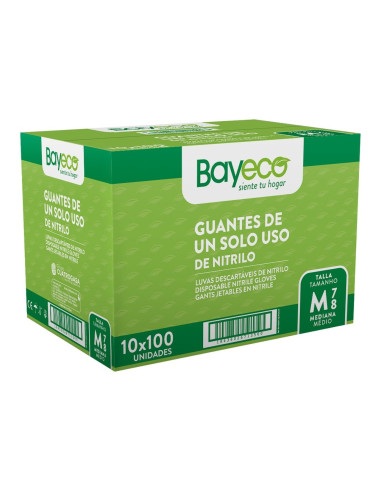 Bayeco Guantes Nitrilo 100 Azul Caja 100 uds...
