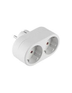 ADAPTADOR 2 SCHUKO 1300850322 FRONTAL