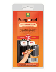 Fuegonet Pack Reparación: cordón aislante Ø 12 mm  pegamento 50 ml