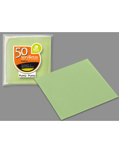 SERVILLETAS BEST 40X40 50 UN. VERDE