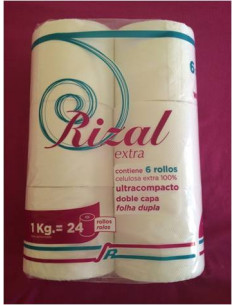 PAPEL HIG. RIZAL 6 R. KILO EXTRA