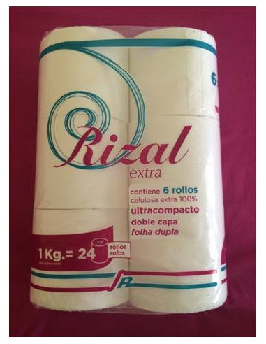 PAPEL HIG. RIZAL 6 R. KILO EXTRA