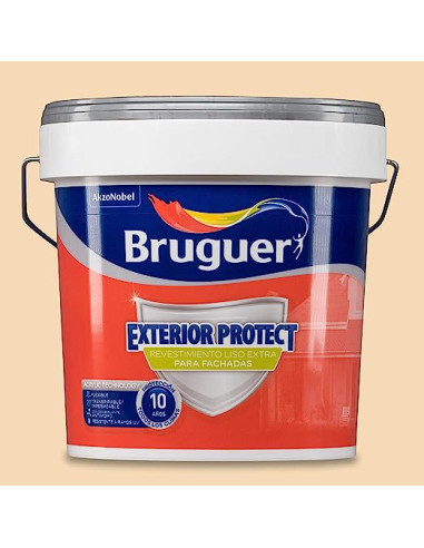 BRUGUER EXTERIOR PROTECT REVESTIMIENTO 10 AÑOS 4 l. MARFIL