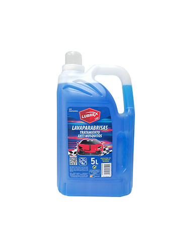 LAVAPARABRISAS LUBREX GF. 5 LT. ANTIMOSQUITOS