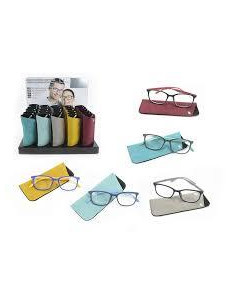 GAFAS LECTURA UNISEX COLORES LISOS EXP. 24