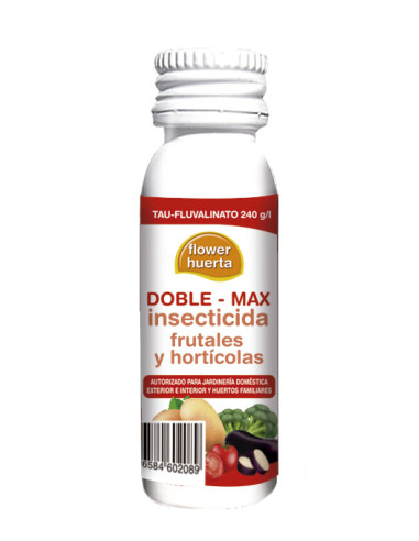 INSECTICIDA FLOWER DOBLE MAX FC. 8 ML. J. E. D.