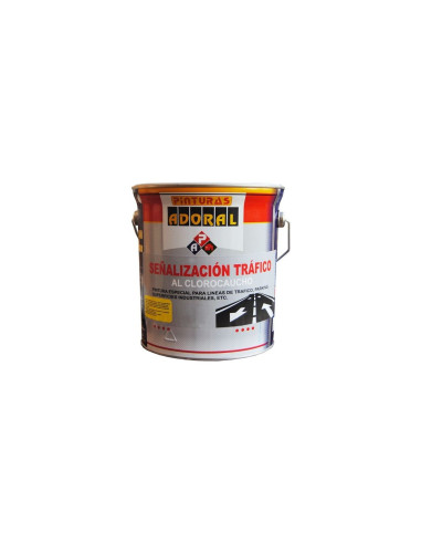 PINTURA DE SEÑALIZACIÓN AL CLOROCAUCHO B. 3. 5L ROJOADORAL DOKAPI