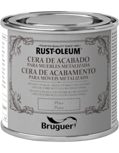 CHALKY FINISH XYLAZEL CERA 125 ML. PLATA