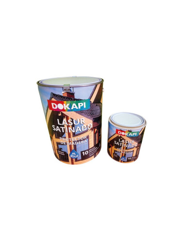LASUR AL AGUA DOKAPI B. 750ML ROBLE SATINADO