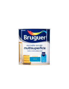 BRUGUER ESMALTE ACRÍLICO CETIM MULTI-SUPERFÍCIE 750 ml. AZUL CÉU