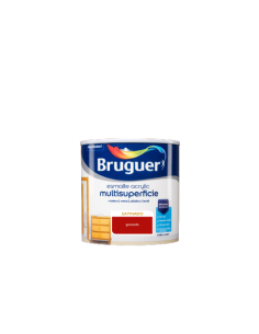 BRUGUER ESMALTE ACRÍLICO CETIM MULTI-SUPERFÍCIE 250 ml. GRENADE