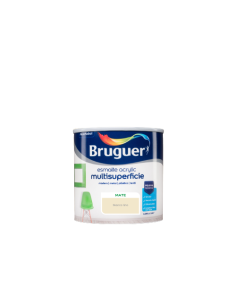 BRUGUER ESMALTE ACRYLIC MULTISUPERFICIE MATE 250 ml. BLANCO LINO