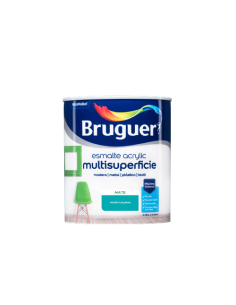 BRUGUER ESMALTE ACRYLIC MULTISUPERFICIE MATE 750 ml. VERDE TURQUESA