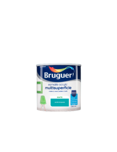 BRUGUER ESMALTE ACRYLIC MULTISUPERFICIE MATE 250 ml. VERDE TURQUESA