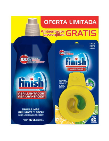 FINISH ABRILLANTADOR LAVAVAJILLAS 500 ML         AMBIENTADOR LAVAVAJILLAS