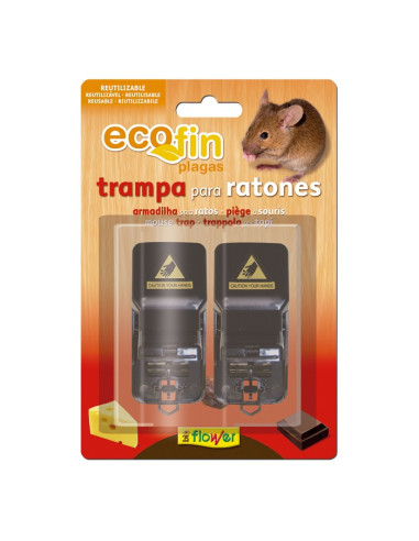 RATICIDA TRAMPA RATONES ECOFIN BLIST. DUPLO