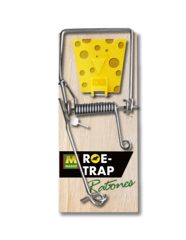 Roe-Trap Trampa de madera ratones 2 ud