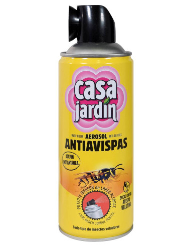 INSECTICIDA CASA JARDIN AVISPAS SPRAY 400 ML.