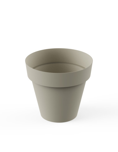 MACETA TES 18 CM. ECRU