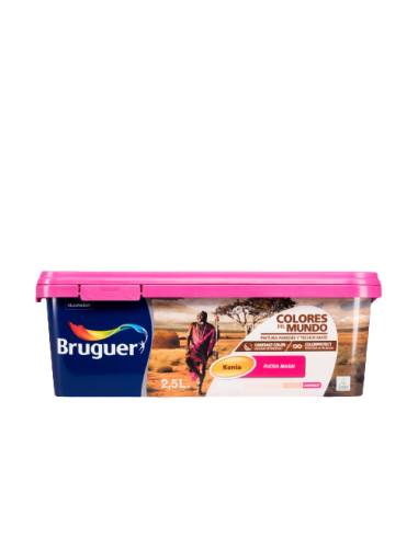BRUGUER COLORES DEL MUNDO CONTRASTE 2. 5 l. KENIA FUCSIA