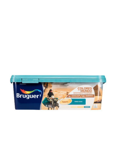 BRUGUER COLORES DEL MUNDO CONTRASTE 2. 5 l. EGIPTO VERDE OASIS