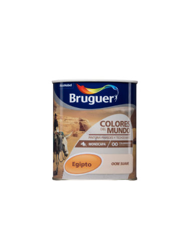 BRUGUER COLORES DEL MUNDO 750 ml. EGIPTO OCRE SUAVE