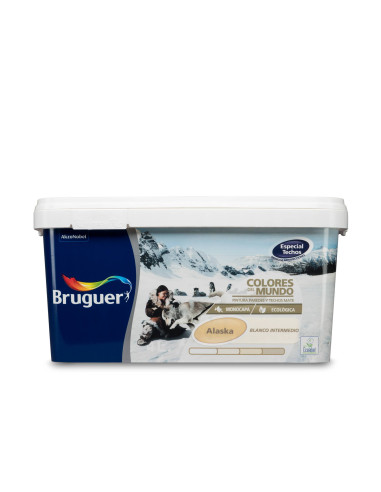 BRUGUER COLORES DEL MUNDO 4 l. ALASKA BLANCO INTERMEDIO