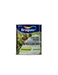 BRUGUER COLORES DEL MUNDO 750 ml. AMAZONAS VERDE INTERMEDIO