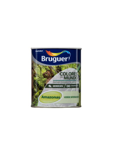 BRUGUER COLORES DEL MUNDO 750 ml. AMAZONAS VERDE INTERMEDIO