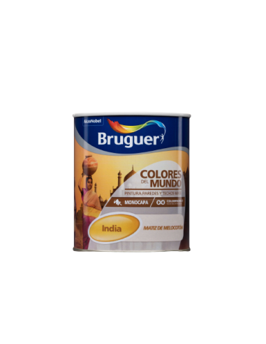 BRUGUER COLORES DEL MUNDO 750 ml. INDIA MATIZ MELOCOTON
