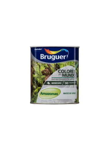 BRUGUER COLORES DEL MUNDO 750 ml. AMAZONAS MATIZ VERDE