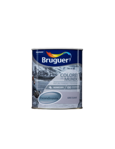 BRUGUER COLORES DEL MUNDO 750 ml. ESCANDINAVIA GRIS SUAVE