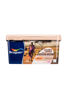 BRUGUER COLORES DEL MUNDO 4 l. KENIA MARRON NATURAL