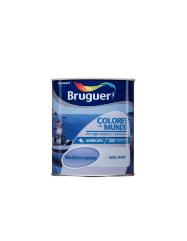 BRUGUER CORES DO MUNDO 750 ml. AZUL MEDITERRÂNEO SUAVE