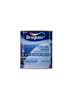 BRUGUER COLORES DEL MUNDO 750 ml. MEDITERRANEO AZUL NATURAL