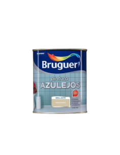 BRUGUER ESMALTE AZULEJOS COCINAS Y BAÑOS BRILLANTE 750 ml. BEIGE AVELLANA