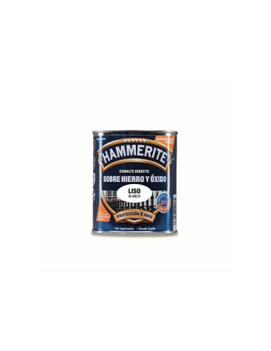 HAMMERITE LISO BRILLO 250 ml  BLANCO