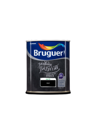 BRUGUER PINTURA PIZARRA 750 ml. NEGRO