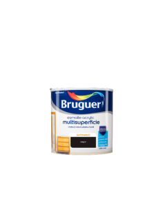 BRUGUER ESMALTE ACRYLIC MULTISUPERFICIE SATINADO 250 ml. NEGRO