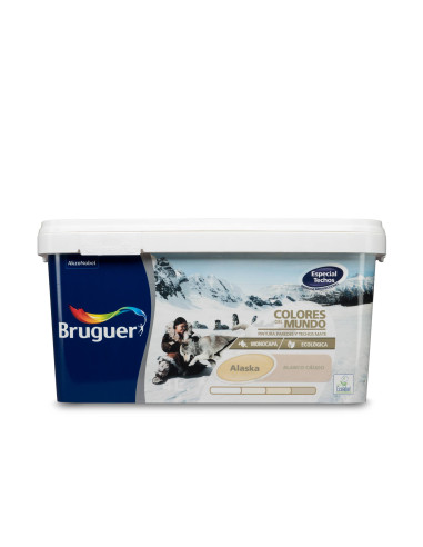 BRUGUER COLORES DEL MUNDO 4 l. ALASKA BLANCO CALIDO
